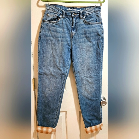 Eddie Bauer Flannel Lined Jeans - Picture 1 of 4